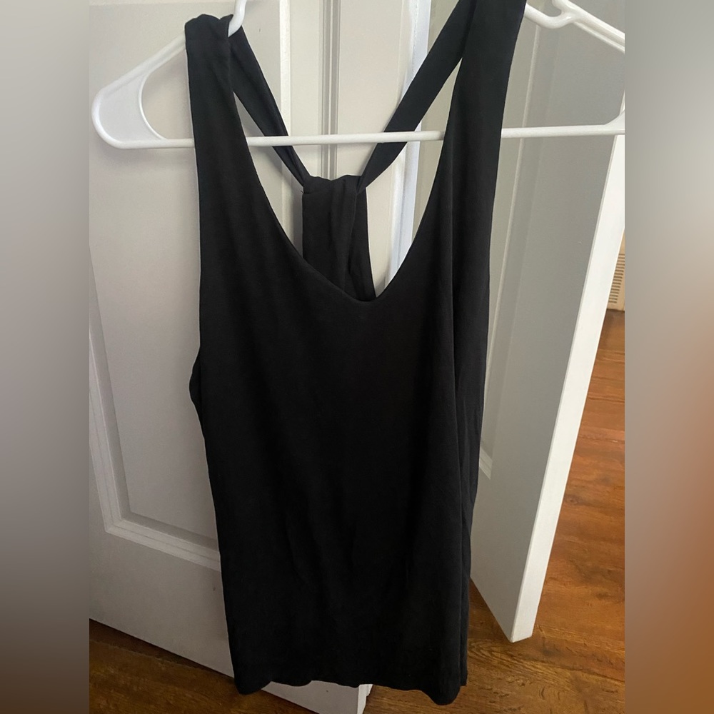 Athleta black thank top
